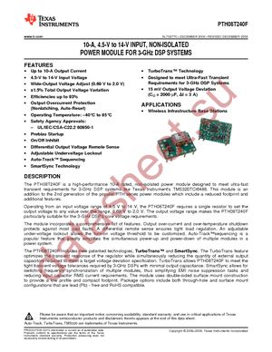 PTH08T240FAZT datasheet  